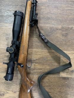Винтовку CZ 455 Jaguar K22LR  2017 год :, оптический прицел UestHunter had 4- 16x44 FFP
