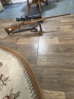 Винтовку CZ 455 Jaguar K22LR  2017 год :, оптический прицел UestHunter had 4- 16x44 FFP