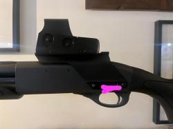 Remington 870 кронштейн с планкой на ствольную коробку для установки ПУ