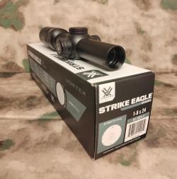 vortex strike eagle 1-8*24 SFP + моноблок hawke на пикатинни/weaver