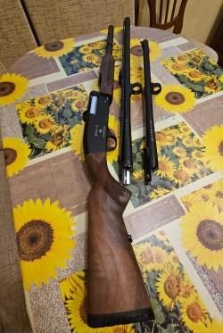 ВПО-202-07, Бекас 12, калибр 12/76, помпа, 2 ствола