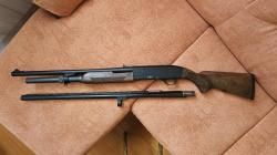 ВПО-202-07, Бекас 12, калибр 12/76, помпа, 2 ствола