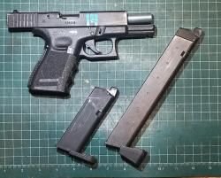 WE Glock 19 semi/fullauto/blowback штурмовой