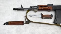 Юнкер 3 - пневматический Автомат Калашникова + ммг штык ножа