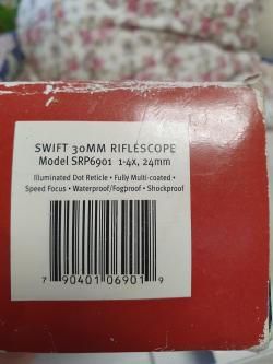 Загонный оптический прицел SWIFT PREMIER 1-4*24