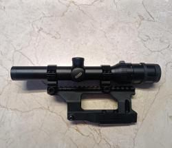 Загонный прицел Meopta Meostar R1 на низком кронштейне SAG