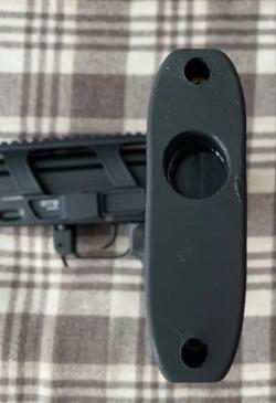 Удлинитель приклада (затыльник) для пластикового приклада АК