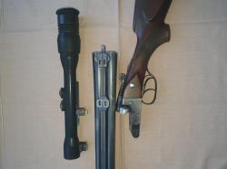 Зауэр 12 кал, горизонталка, до военного выпуска с цейсовской оптикой.