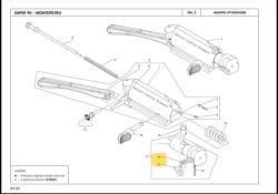 Зуб выбрасывателя( экстрактор) Benelli G0004901 и пружина G0126900 