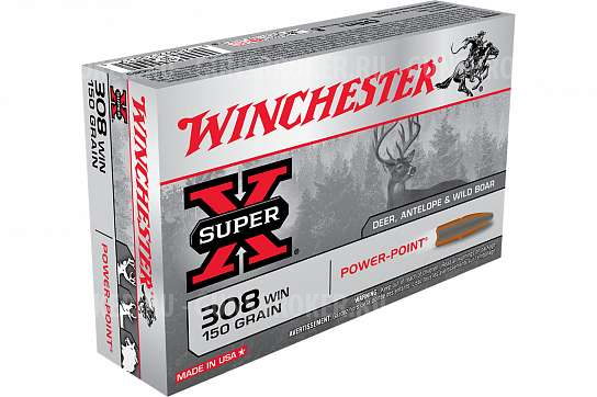 308 Win Winchester Super X Power Point 150/9,7гр