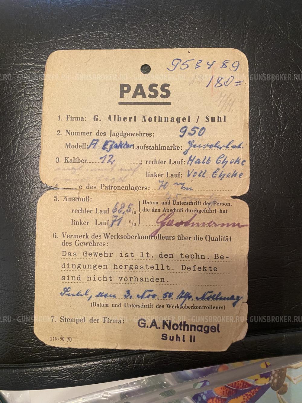 A.G.Nothnagel Suhl cal. 12