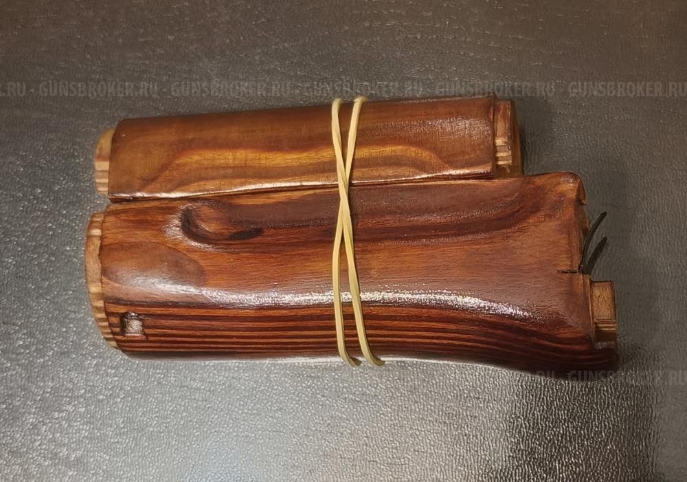 Для АКС 74У / АКСУ / "Ксюха":  цевьё,накладка,рукоятка.Сделано в СССР