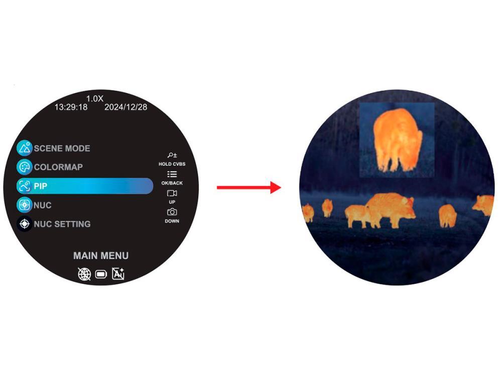 Тепловизионная мишень, тепловизор тепловизионный прицел, монокуляр, биноколярь, насадка