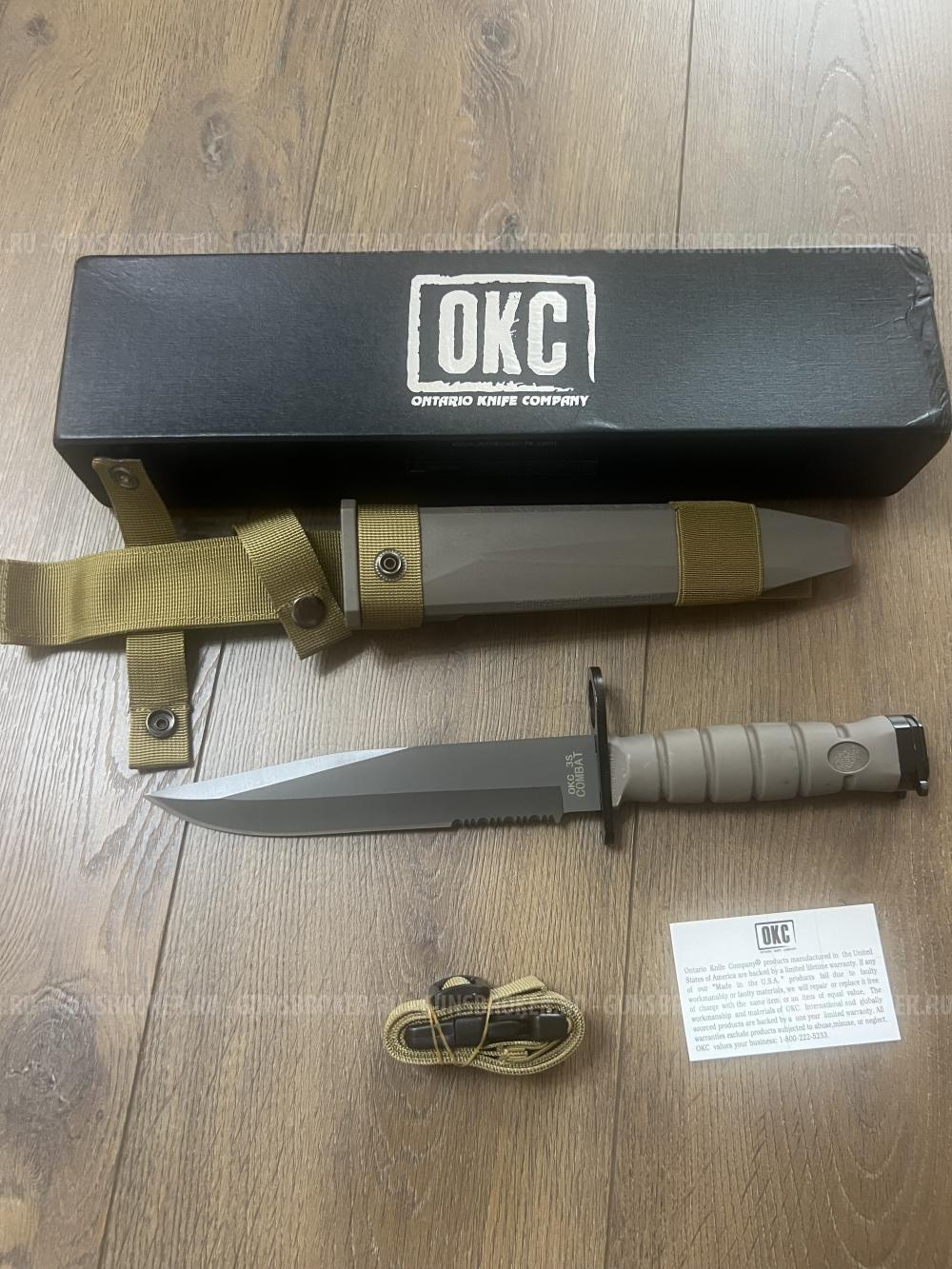 АМЕРИКАНСКИЙ ШТЫК - НОЖ OKC-3S К ВИНТОВКЕ М27 КОРПУСА МОРСКОЙ ПЕХОТЫ USMC