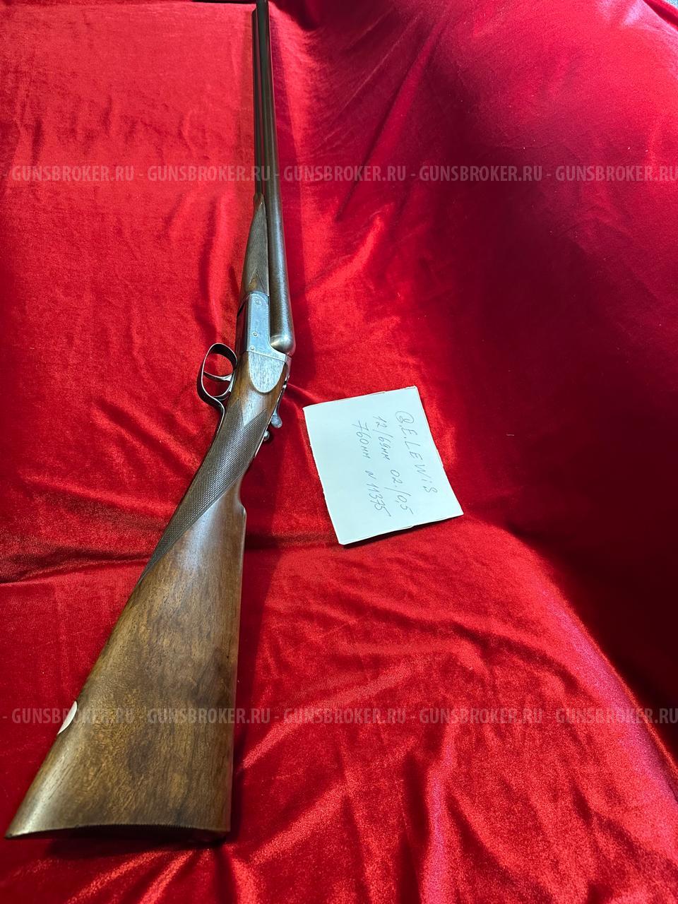 Английское ружьё штучника ЛЕВИС цена ВНИЗ.