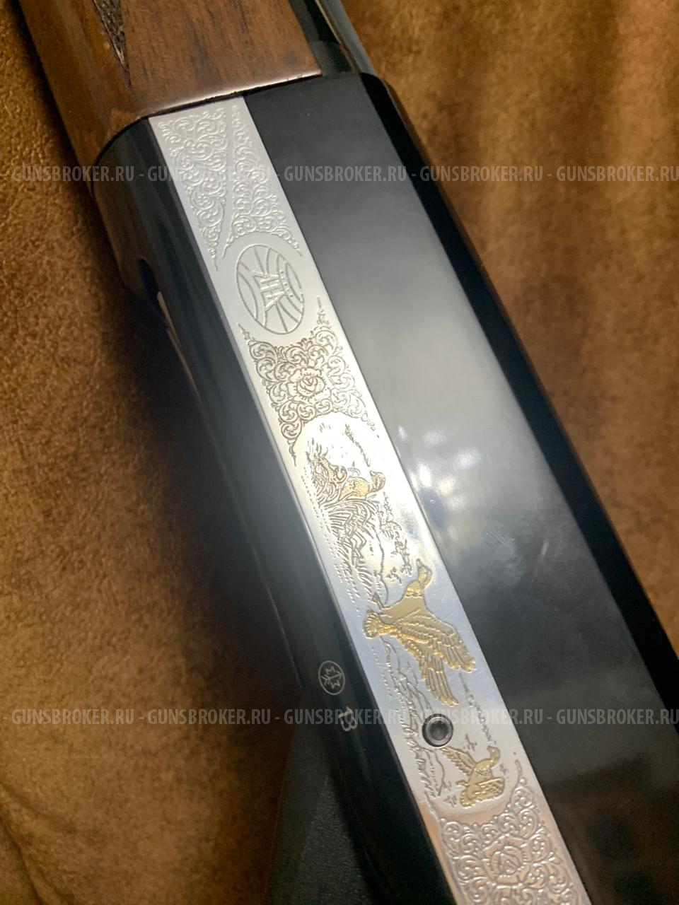 Ata Arms NEO 12R Engraved Modern II GOLD, 12/76, 760мм