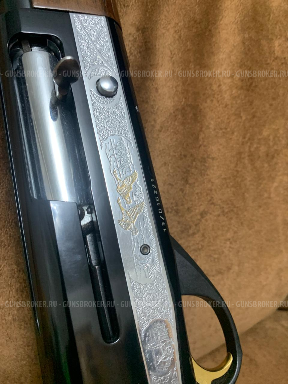 Ata Arms NEO 12R Engraved Modern II GOLD, 12/76, 760мм