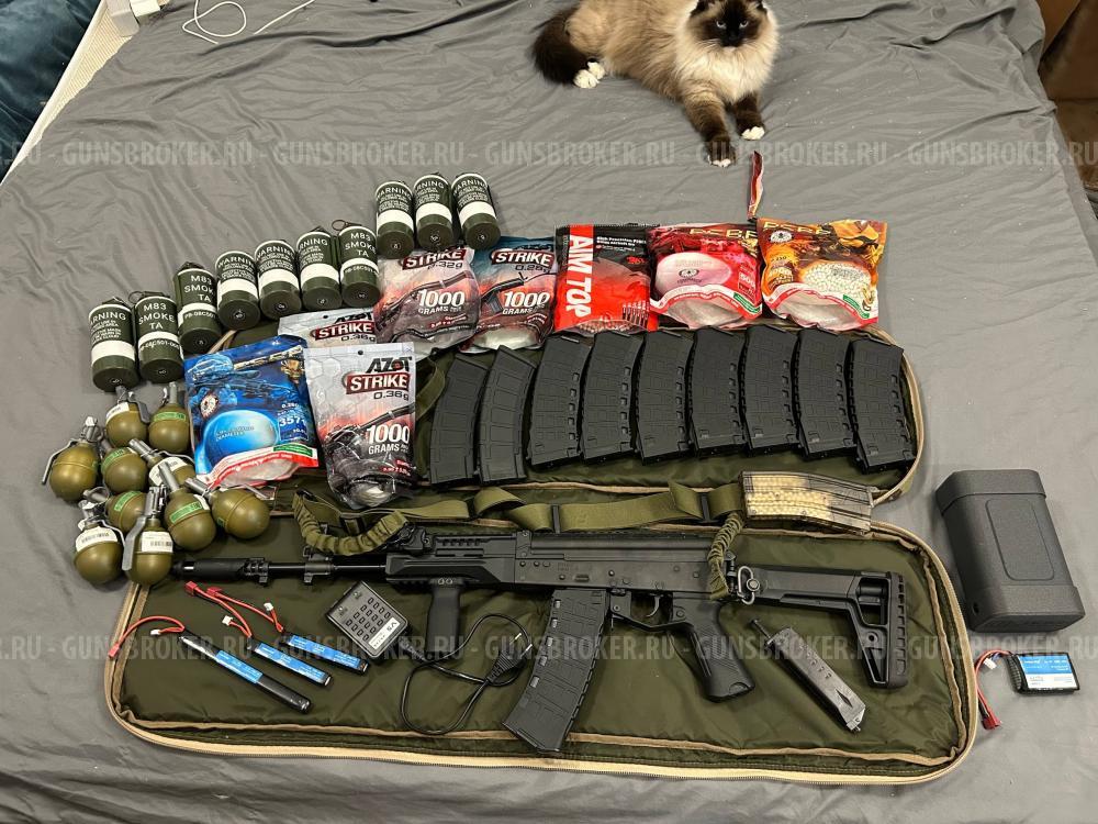 Автомат Arcturus АК-12 "Ратник" PE тюненый до 150 м/с и огромный набор ништяков.