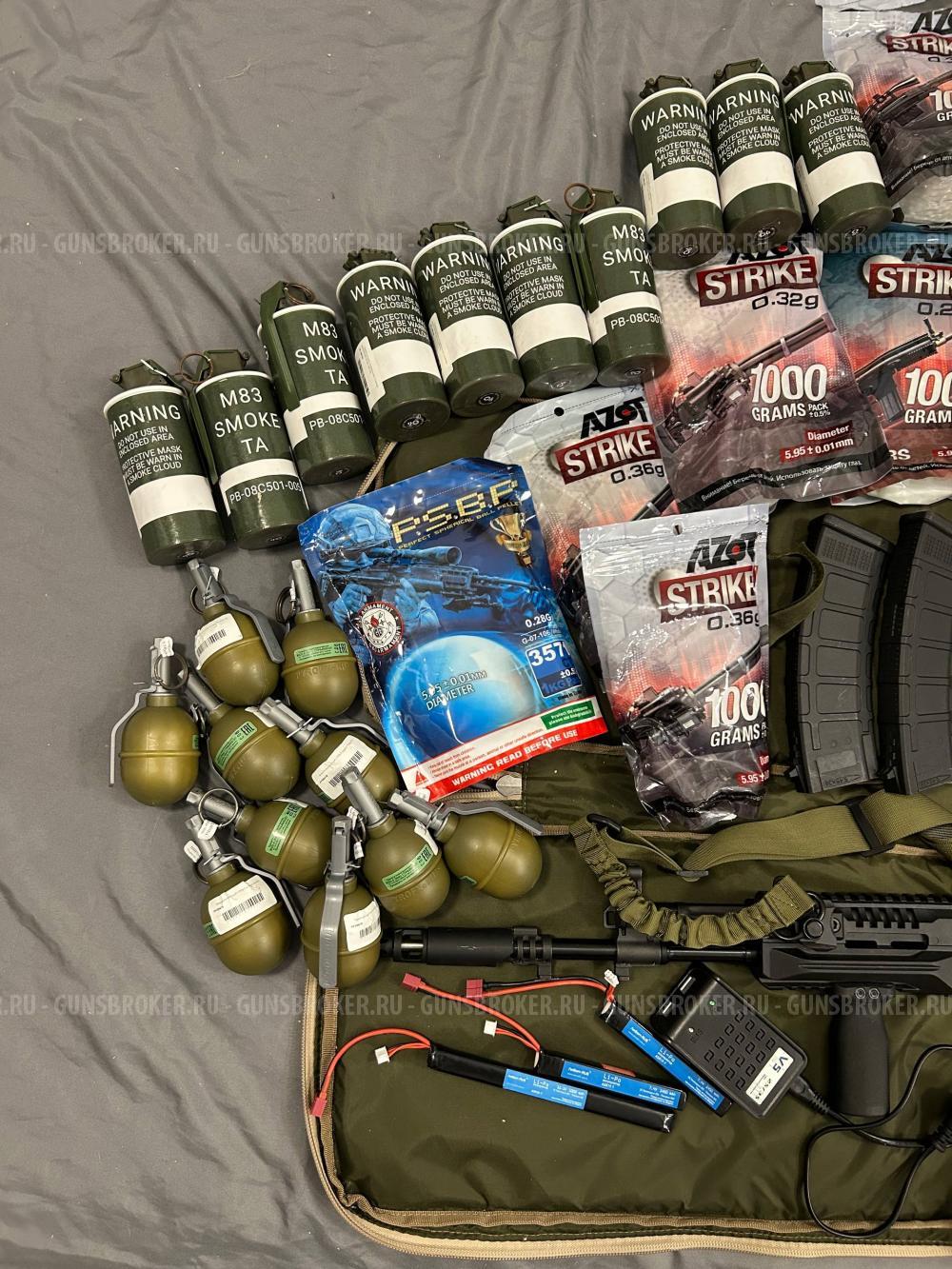 Автомат Arcturus АК-12 "Ратник" PE тюненый до 150 м/с и огромный набор ништяков.