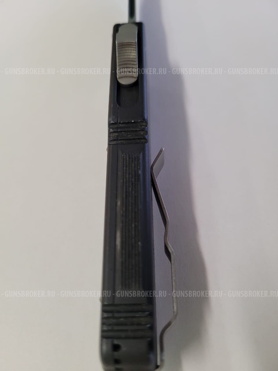 Автоматический нож Microtech Executive Scarab Black 176-1