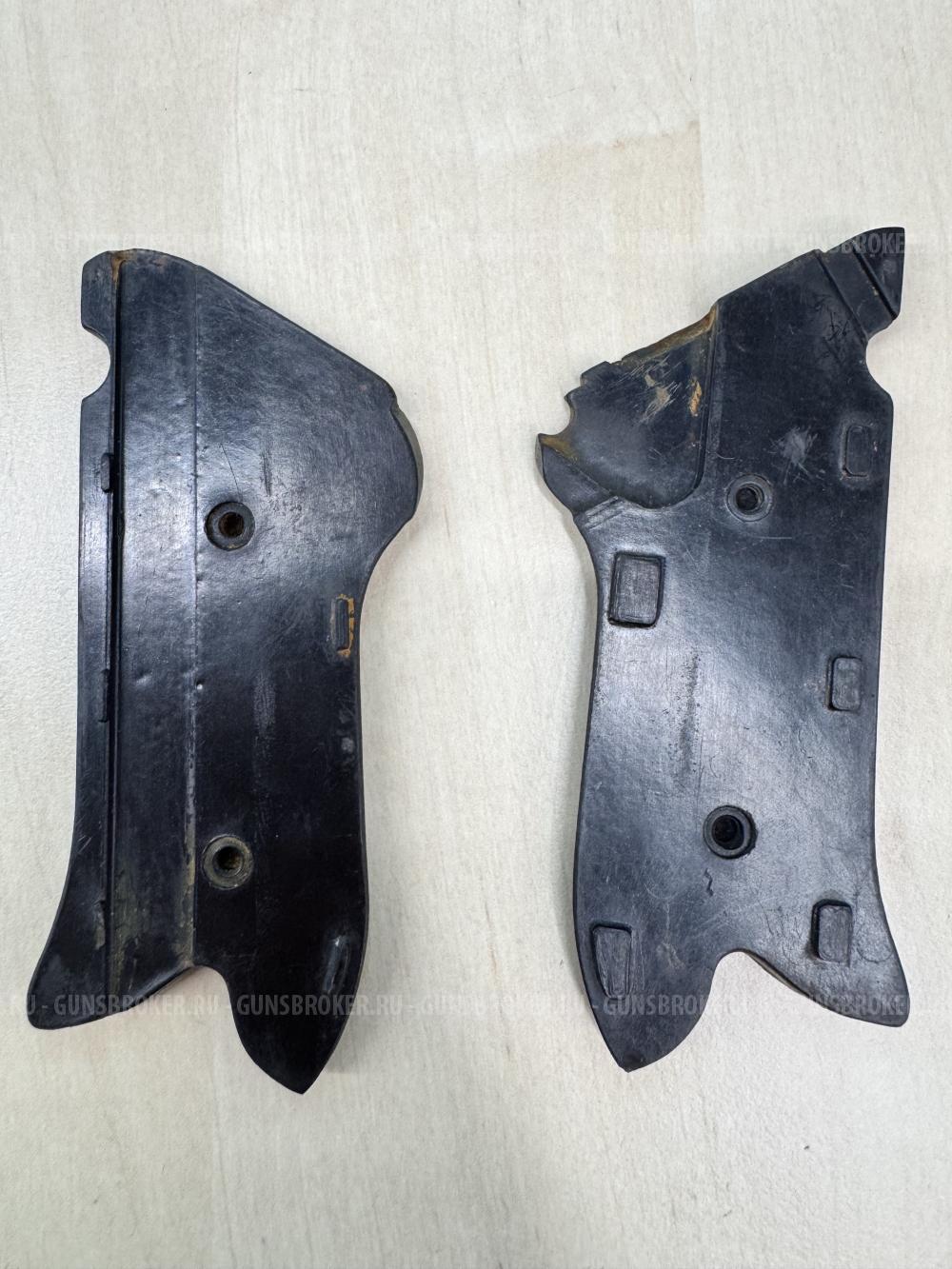 Бакелитовые накладки,щечки на рукоять пистолета Люгер P-08, Luger P-08 оригинал