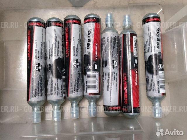 Баллон со2 89 гр партия 7 шт