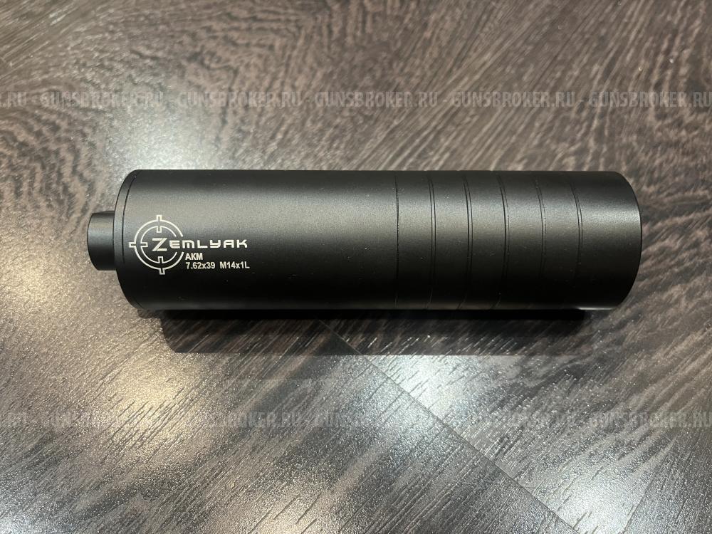 Банка Земляк стальная (саундмодератор) ДТКП 14х1L 7,62х39 5,45х39 5,56х45 (.223)