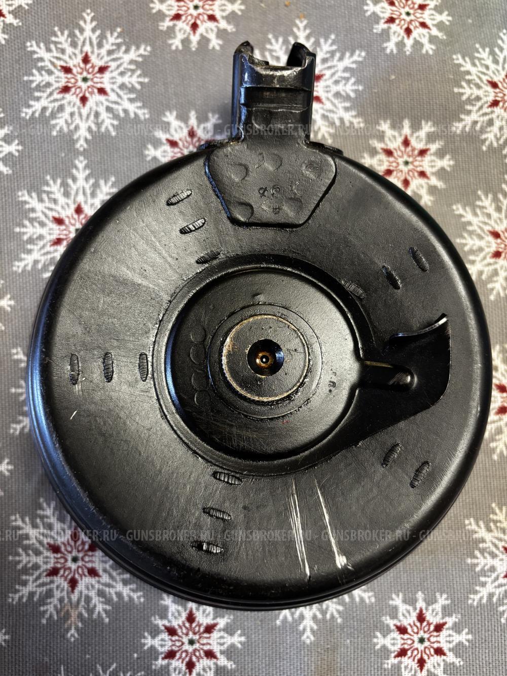 Барабанный магазин «бубен» под патрон 7,62х39 для РПК, АК, АКМ на 75 мест