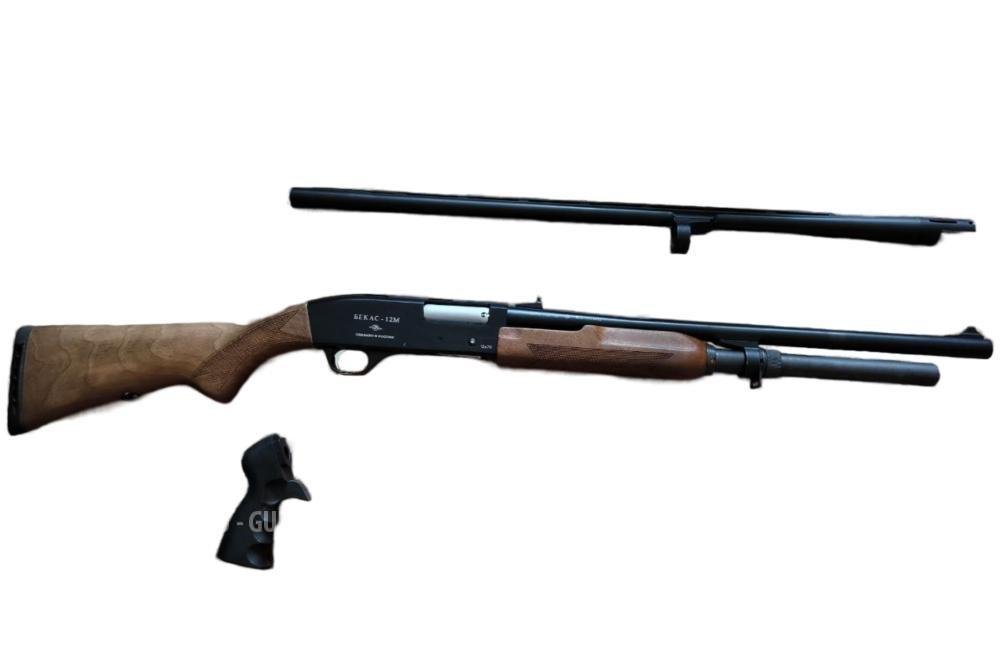 Бекас 12М (2 сменных ствола 510мм и 720мм и пистолетная рукоять)