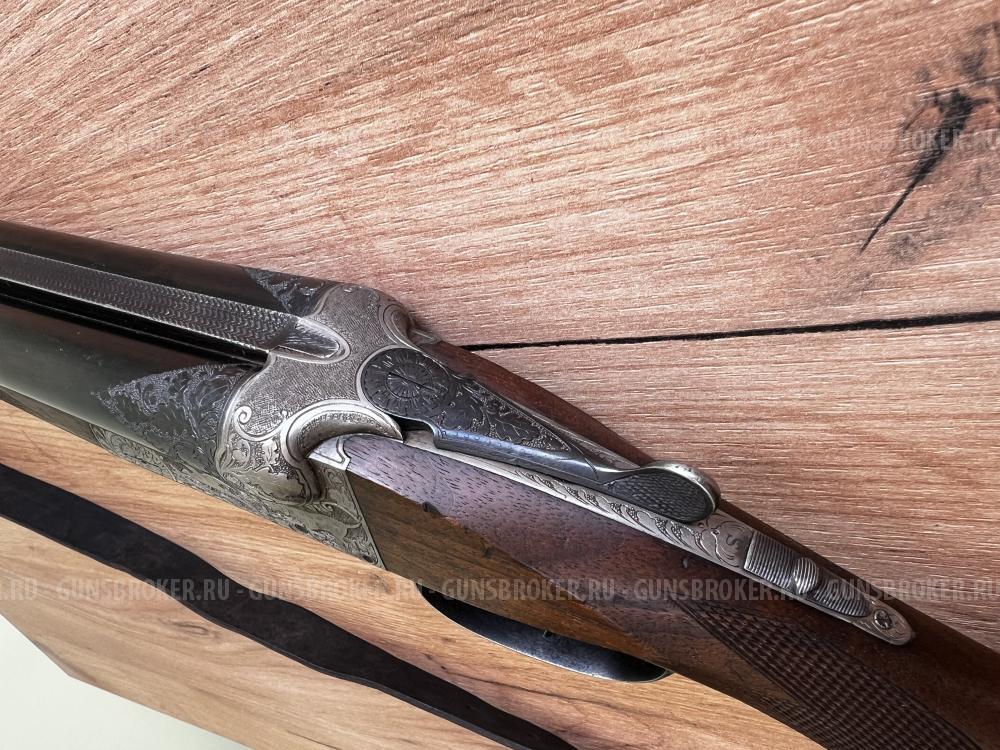 Бельгийка  Бельгия, Льеж. Двуствольное охотничье ружьё 16×70, boxlock Anson & Deeley.