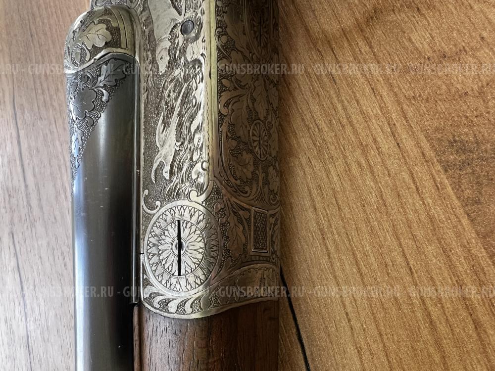 Бельгийка  Бельгия, Льеж. Двуствольное охотничье ружьё 16×70, boxlock Anson & Deeley.