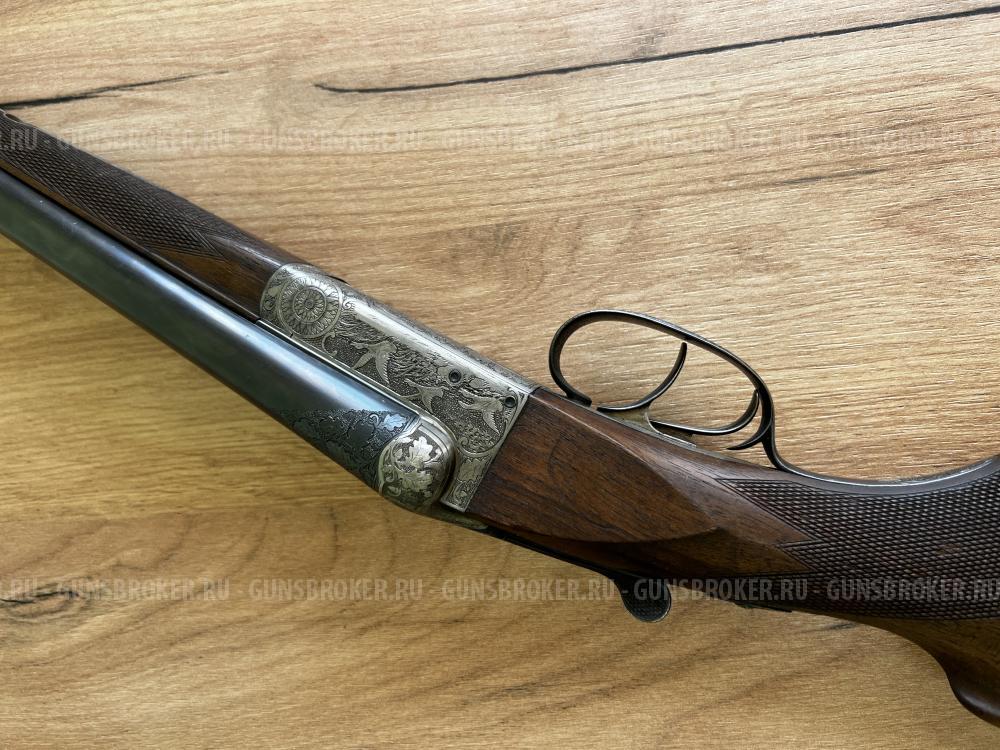 Бельгийка  Бельгия, Льеж. Двуствольное охотничье ружьё 16×70, boxlock Anson & Deeley.