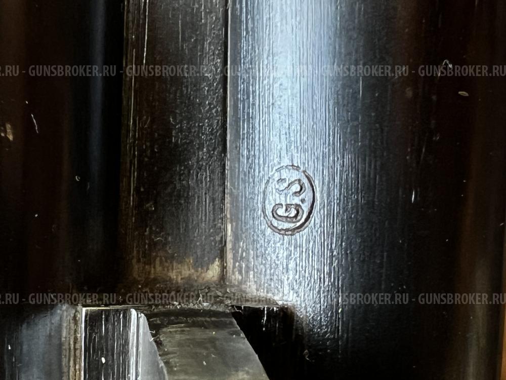 Бельгийка  Бельгия, Льеж. Двуствольное охотничье ружьё 16×70, boxlock Anson & Deeley.