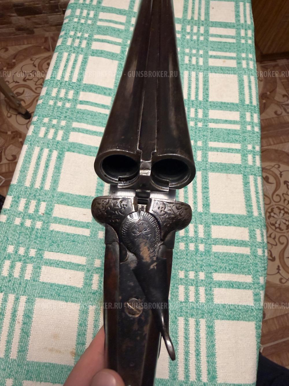 Бельгийское охотничье ружьё E. Fauqueux, Lens (Льеж, Бельгия)