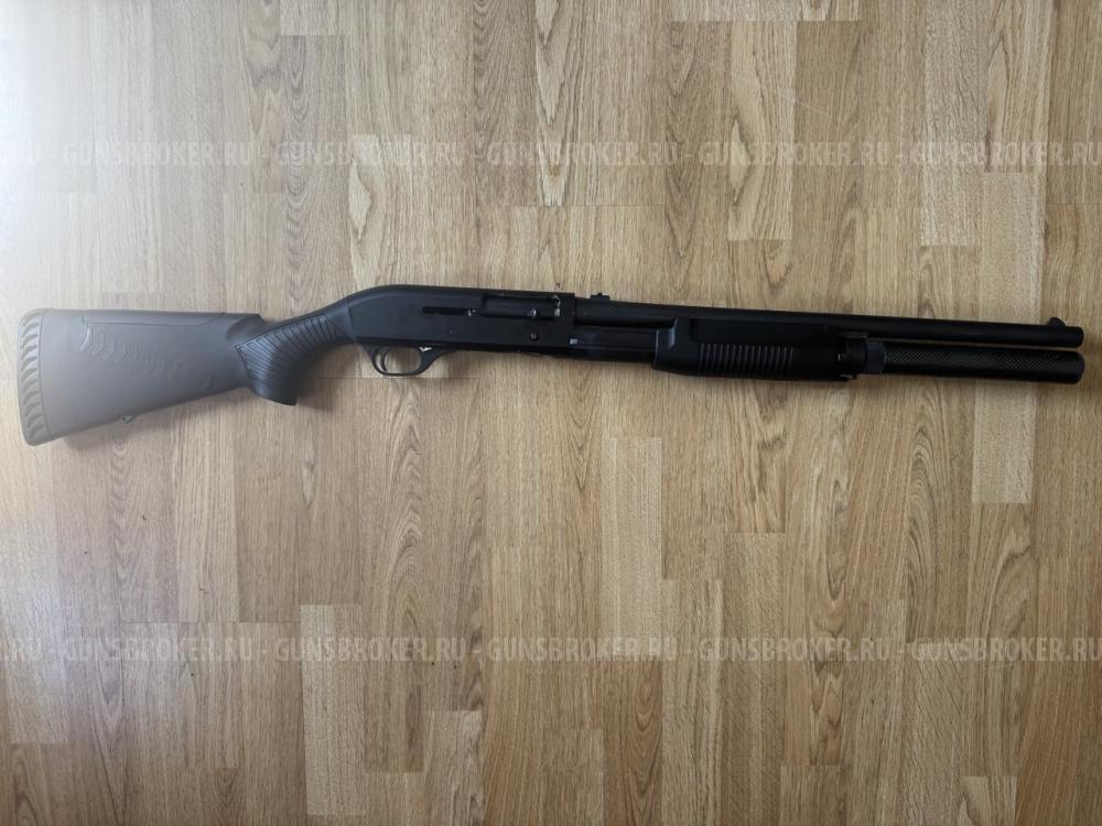 Benelli M3 - полуавтомат и помпа 2в1, удлинитель магазина, короткий ствол
