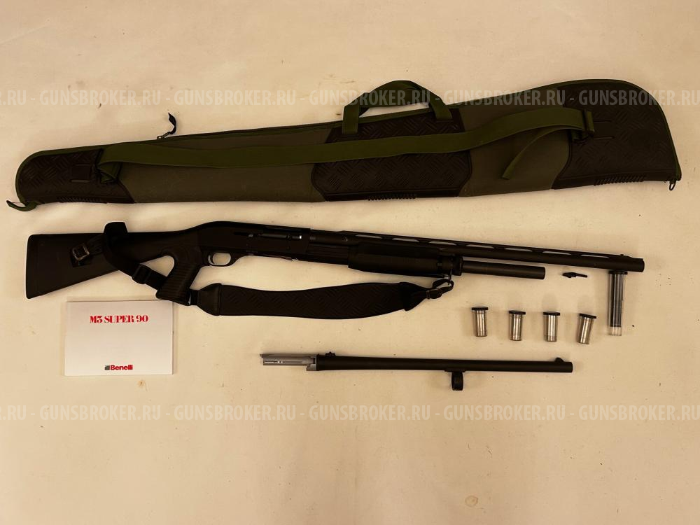 benelli m3 s90 combo 12/76 два ствола и пр,2010 г.в.