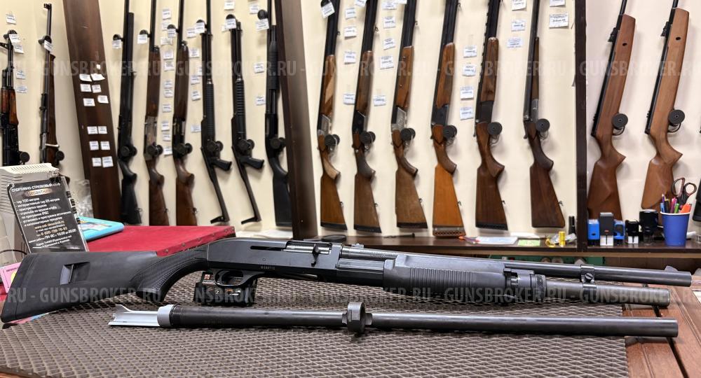 Benelli M3 Super 90 с доп. стволом