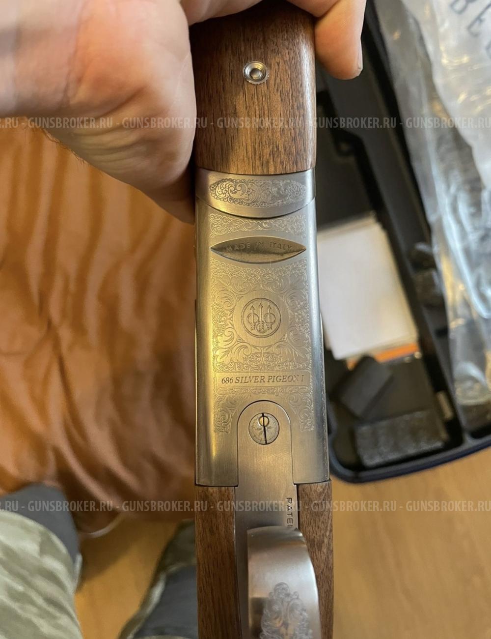 Beretta 686 Silver Pigeon 1 ,калибр 12*76., в состояние нового стрелял 1 раз.