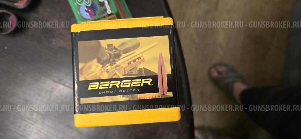 Berger bullets Long Range Hybrid Target 208 и 220 грйен