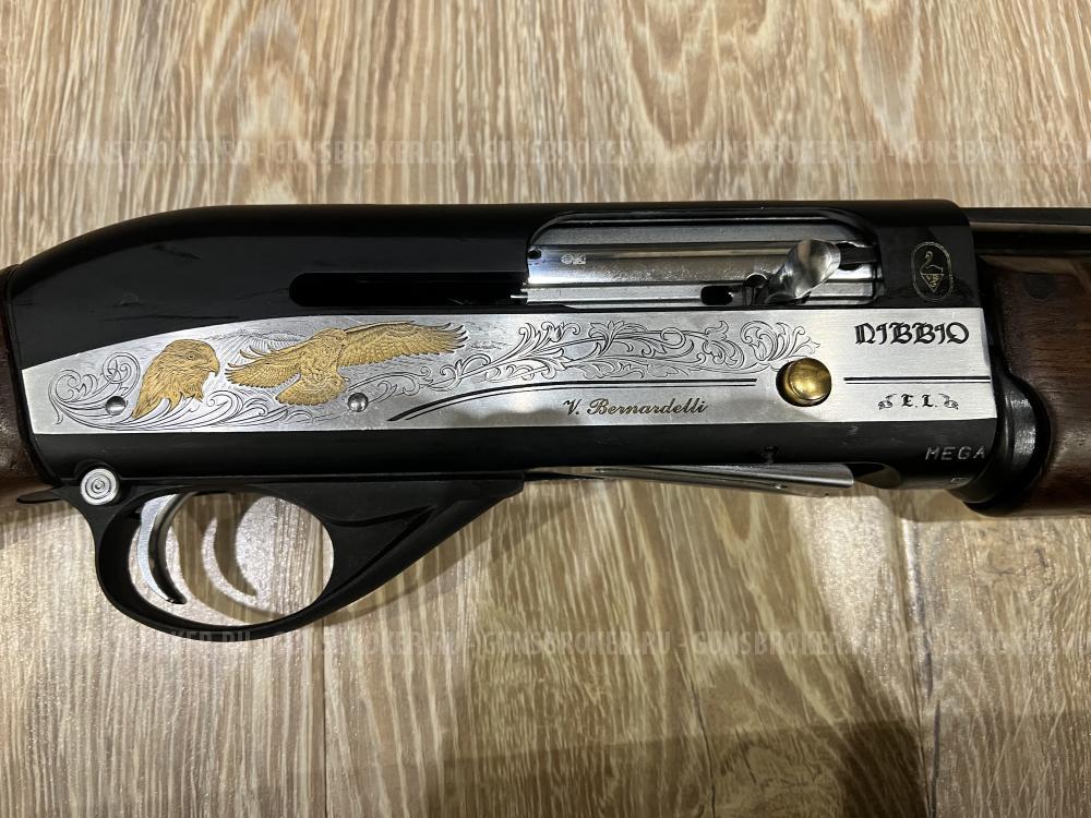Bernardelli Mega Nibbio Gold 12x76 L=760 (полуавтомат газоотводный, дерево орех)
