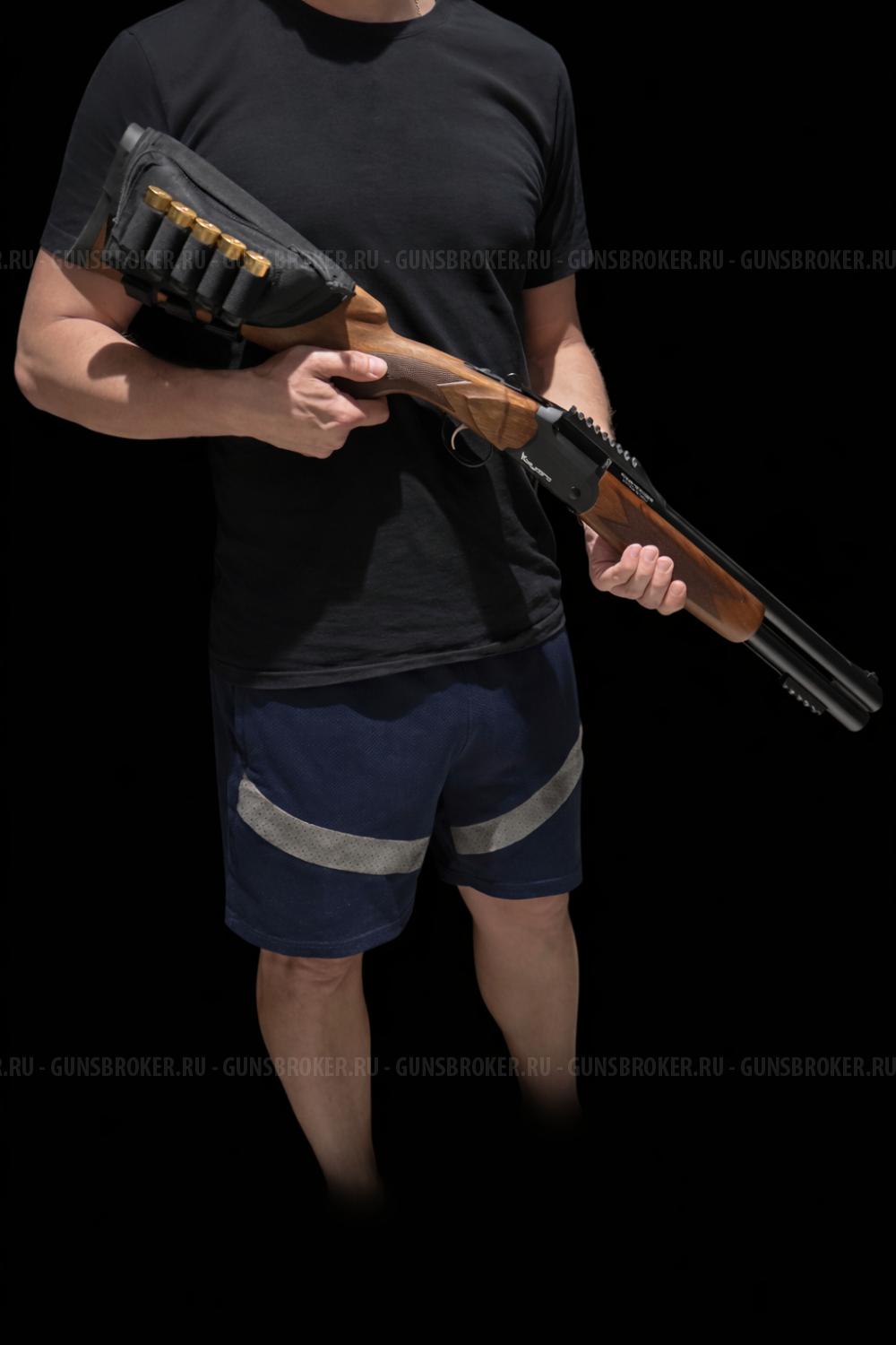 Beydora bdr 90 12x76 L=510 (черный ресивер, мушка, целик, орех)