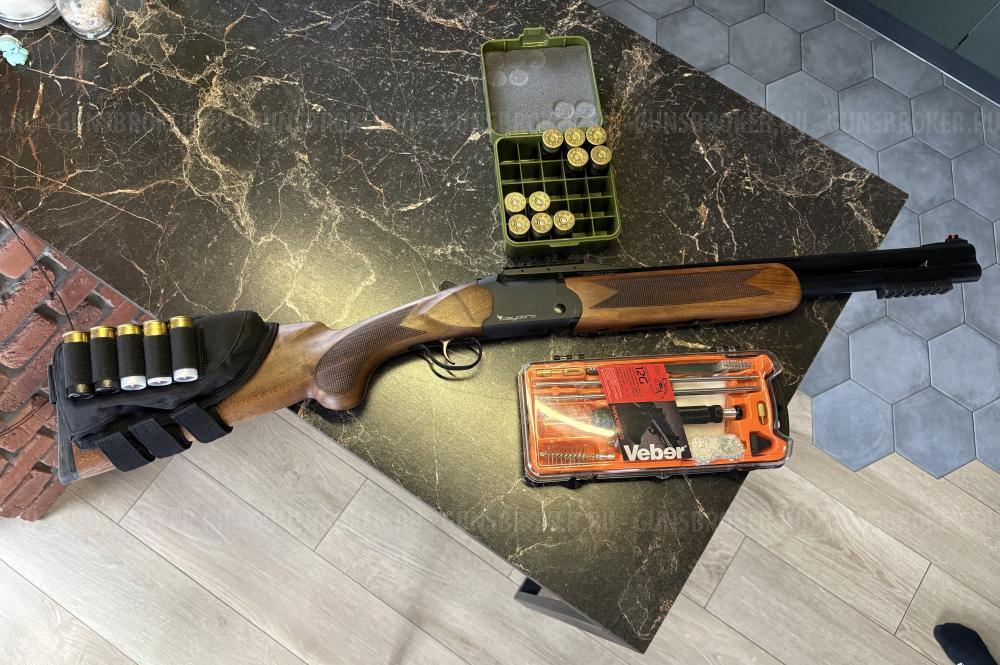 Beydora bdr 90 12x76 L=510 (черный ресивер, мушка, целик, орех)