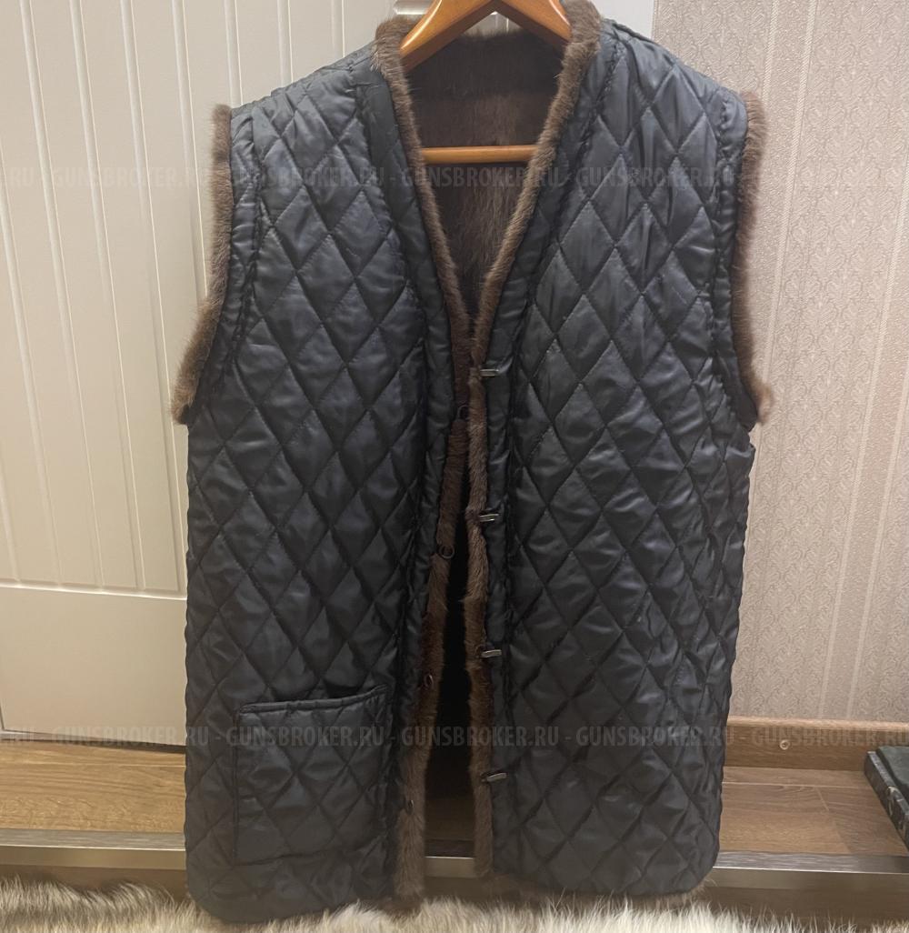 Безрукавка из пыжика