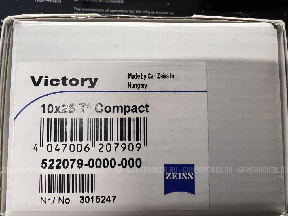 бинокль carl zeiss victory pocket 10x25