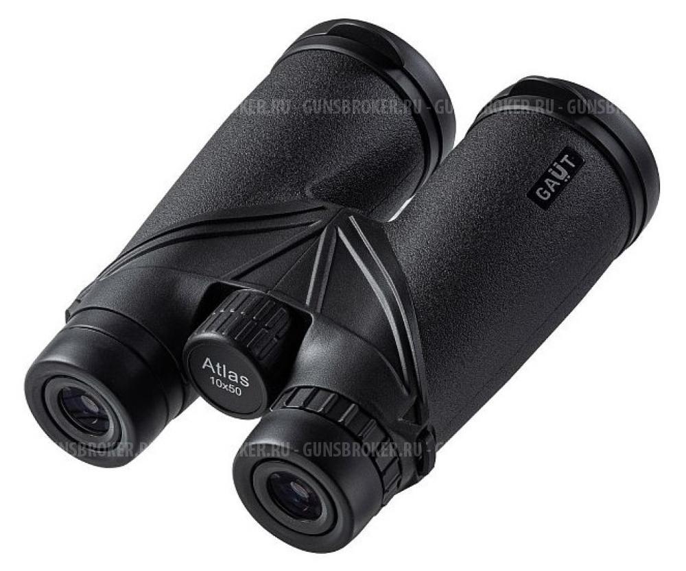 Бинокль GAUT Atlas10x50 Waterproof, Roof -призмы ВK7 черный