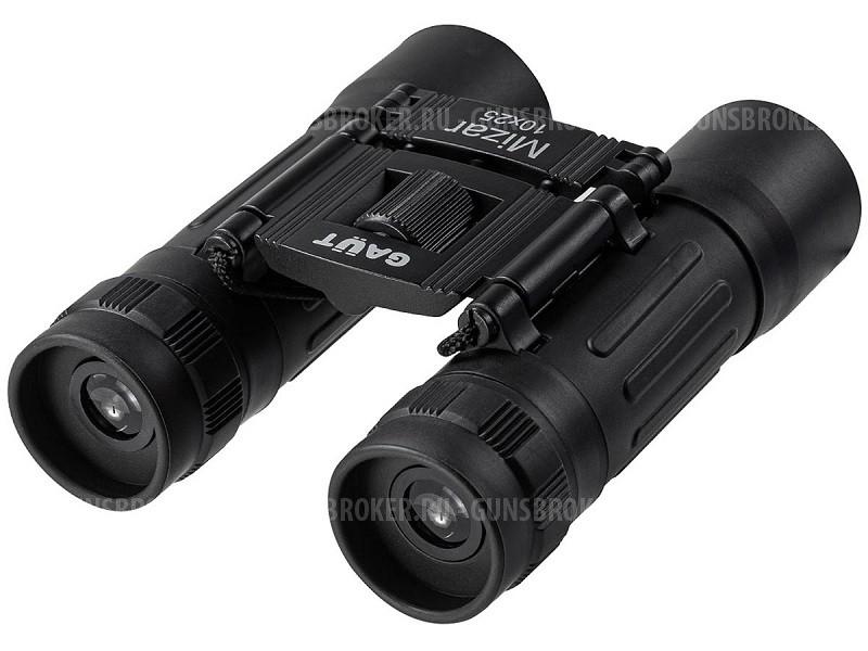 Бинокль GAUT Mizar 10x25, Roof -призмы ВK7, черный, 159г