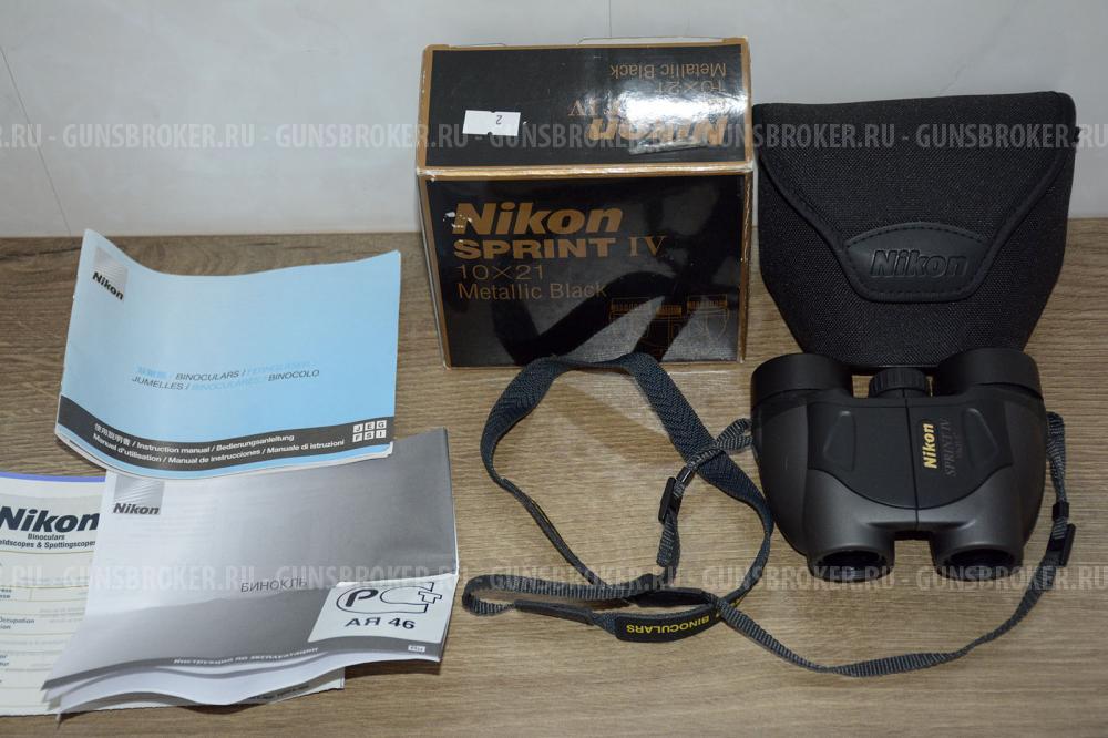 Бинокль Nikon Sprint IV 10x21 black/metallic