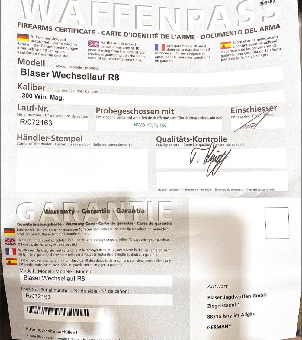 BLASER R8 PROFESSIONAL SUCCESS