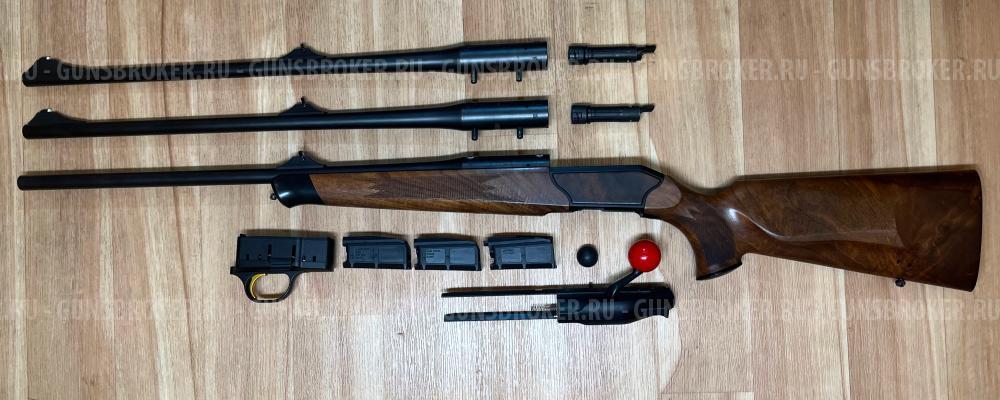 Blaser R8, три ствола: 9.3x62, 30-06, 223