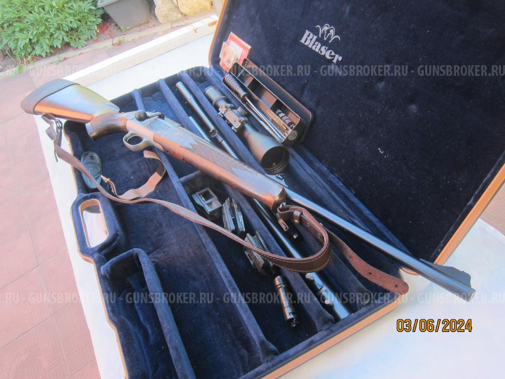 BLASER R93 Attache 9.3x62 + 30-06 + 223Rem + Burris3.5x10 